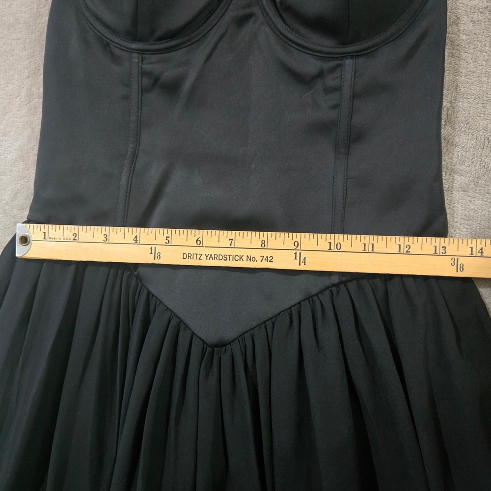 Runaway The Label Corset Dress Medium Romantic Goth Regency Drop Waist Milkmaid - Picture 10 of 12